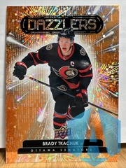 2022-23 Upper Deck Orange Dazzlers #DZ-2 Brady Tkachuk